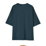Camiseta Oversize Azul Marino 100% Algodón – Ideal para Serigrafía y DTF