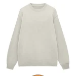 Sweater Básico Hueso para Serigrafía y DTF